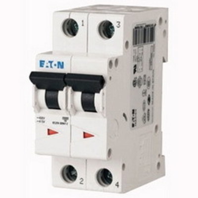 Eaton / Cutler Hammer FAZ-C1/2-NA Eaton / Cutler Hammer FAZ-C1/2-NA Miniature Circuit Breaker; 1 Amp, 277/480 Volt AC, 125 Volt DC, 2-Pole, DIN Rail Mount