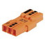 Ideal 30-083 PowerPlug&reg; Model 182 Luminaire Disconnect; 120 Volt, 18 AWG Solid, 3-Wire, Orange