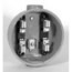 Milbank AP2300-03-5T-AB Ring Economy Cast Socket; 600 Volt AC, 100 Amp Continuous, 1-Phase, Die-Cast Aluminum, Surface Mount