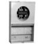Milbank UC7449-RL Ringless CT Rated Socket; 600 Volt AC, 20 Amp Continuous, 3-Phase, AISI G90 Galvanized Steel, Surface Mount