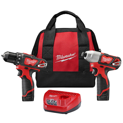 Milwaukee Electric Tools 2494-22 Milwaukee Tools 2494-22 M12&trade; 2 Piece Cordless Tool Combo Kit