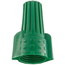 NSI WWC-GR-C Easy-Twist&trade; Grounding Winged Wire Nut Connector; 14-10 AWG, 300 - 600 Volt, Thermoplastic, Green, 100/Carton