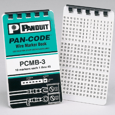 Panduit PCMB-13 Panduit PCMB-13 PrePrinted Wm Book Vinyl Cloth 22 W