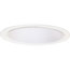 Progress Lighting P8068-28 Recessed Lighting Collection 6 Inch Recessed Cone Trim; Insulated/Non-Insulated Ceiling, White