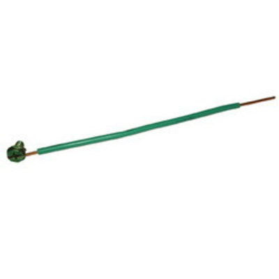 RACO 982 Hubbell Electrical / RACO 982 Grounding Pigtail; NO 14 (Solid), 6 Inch, Copper